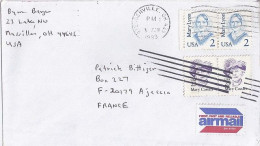 USA N° S/L.DE STEUBENVILLE/3.6.93 POUR LA FRANCE - Briefe U. Dokumente