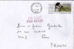 USA N° PA124 S/L.DE SAN FRANSISCO/11.5.92 POUR LA FRANCE - Storia Postale