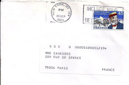 USA N° PA112 S/L.DE 1988/89 POUR LA FRANCE - Cartas & Documentos