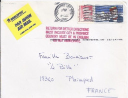 USA N° PA112 + COMPL. S/L.DE CHEYENNE/13.1.93 POUR LA FRANCE - Covers & Documents