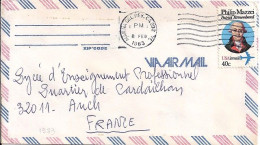 USA N° PA92 S/L.DE 1982-83 POUR LA FRANCE - Covers & Documents
