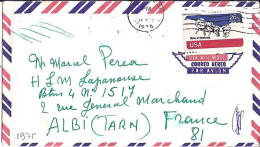 USA N° PA81 S/L.DE MIAMI/30.11.75 POUR LA FRANCE - Brieven En Documenten
