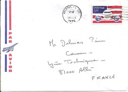 USA N° PA84 S/L.DE MIAMI/28.12.76 POUR LA FRANCE - Lettres & Documents