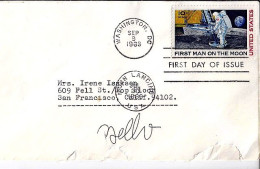 USA N° PA73 S/L.DE WASHINGTON/9.9.69 - Brieven En Documenten