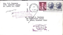 USA N° 741x2/639 S/L.DE ST LOUIS/14.6.65 - Brieven En Documenten