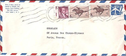 USA N° PA50/689x2/639 S/L.DE NY/15.8.60 POUR LA FRANCE - Covers & Documents