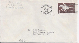 USA N° ENTIER POSTAL TYPE 689 DE TOCOMA/30.9.60  - Lettres & Documents