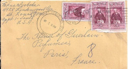 USA N° 633x3 S/L.DE ST LOUIS/5.5.60 POUR LA FRANCE - Lettres & Documents