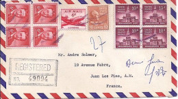 USA N° PA35/600x4/615x4/380 S/L.REC.DE SAN FRANCISCO/16.6.58 POUR LA FRANCE  - Brieven En Documenten