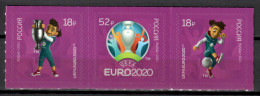 Russia 2021 Rusia / Football Soccer UEFA Euro 2020 MNH Fútbol Eurocopa / Hq88  4-23 - Europees Kampioenschap (UEFA)