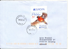 Poland Cover Sent To Germany Katowice 6-12-2020 Nice Single Franked BIRD EUROPA CEPT Stamp - Covers & Documents