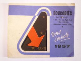 2024 - 653  CALENDRIER  1957 à SYSTEME   XXX - Autres & Non Classés