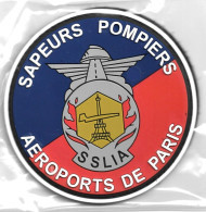 Ecusson PVC SAPEURS POMPIERS AEROPORTS DE PARIS SSLIA - Firemen