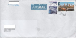 Australia 2014, 2018, International Post, Air Mailed Letter - Lettres & Documents