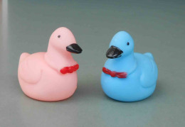 Coppia Di Papere, Pair Of Ducks; Rubber, Gomma, Never Used; Temperamatite, Pencil-Sharpener, Taille Crayon, Anspitzer. - Birds - Ducks