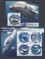 Sierra Leone 2016 - BALEINES - WHALES - BL + BF - MNH - Wale