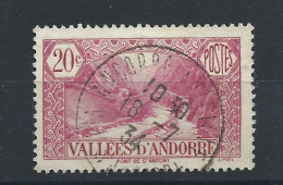 Andorre N°30 Obl (FU) 1932/33 - Pont De Saint - Antoine - Oblitérés