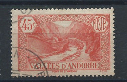 Andorre N°34 Obl (FU) 1932/33 - Pont De Saint - Antoine - Oblitérés