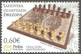 MONTENEGRO  AJEDREZ 2008 Yv 183 MNH - Echecs