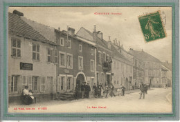 CPA - CORCIEUX (88) - Aspect Du Café André Et De La Rue Henry En 1917 - Ad. Weick - Corcieux