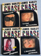 5 Livres De James Hadley Chase (collection Poche Noire) = L’abominable Pardessus-Delit De Fuite-Traquenards-La Chair De - Wholesale, Bulk Lots