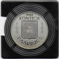 100 KONTICH 1982 PAARDJES KAN. A. DE MAY - Jetons De Communes