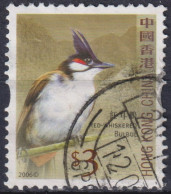 2006 Hong Kong (1997- ° Mi:HK 1397A, Sn:HK 1239, Yt:HK 1311,Red Whiskered Bulbul (Pycnonotus Jocosus),Vogel - Gebraucht