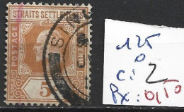 MALACCA 125 Oblitéré Côte 2 € - Malacca