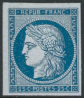 (*) N°4 Bleu Essai - TB - 1849-1850 Ceres