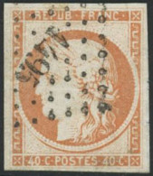 Obl. N°5 40c Orange, Signé Brun - TB - 1849-1850 Ceres