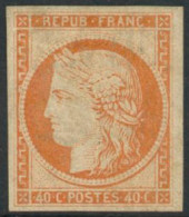 * N°5g 40c Orange, Réimp - TB - 1849-1850 Cérès