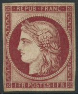 ** N°6F 1F Carmin, Réimp - TB - 1849-1850 Ceres