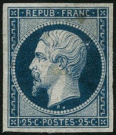 * N°10 25c Bleu, RARE - TB - 1852 Louis-Napoléon