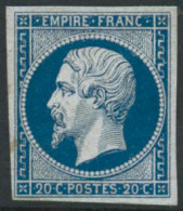 ** N°14A 20c Bleu, Type I - TB - 1853-1860 Napoleone III