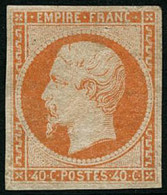 * N°16 40c Orange ,quasi SC - TB - 1853-1860 Napoleon III