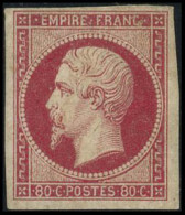 * N°17B 80c Rose - TB - 1853-1860 Napoleone III