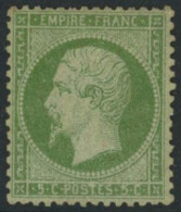 * N°20 5c Vert - TB - 1862 Napoleone III