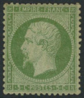 * N°20 5c Vert - TB - 1862 Napoleon III