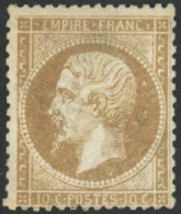 ** N°21 10c Bistre - TB - 1862 Napoléon III.