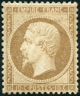 * N°21 10c Bistre, Très Bien Centré - TB - 1862 Napoléon III