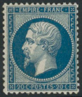 ** N°22 20c Bleu - TB - 1862 Napoleon III