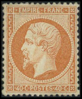 ** N°23 40s 40c Orange, Pièce De Luxe  - TB - 1862 Napoléon III