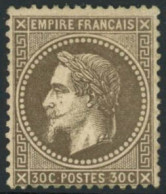 ** N°30 30c Brun, Signé Calves - TB - 1863-1870 Napoléon III Con Laureles