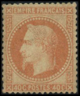 ** N°31 40c Orange, Pièce De Luxe - TB - 1863-1870 Napoléon III Lauré