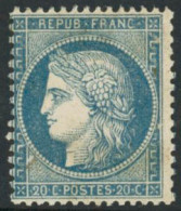 ** N°37 20c Bleu - TB - 1870 Siège De Paris