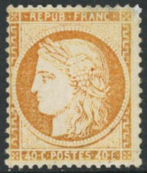 ** N°38a 40c Jaune-orange - TB - 1870 Assedio Di Parigi