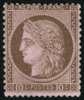 ** N°54 10c Brun S/rose - TB - 1871-1875 Ceres