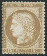 ** N°55 15c Bistre - TB - 1871-1875 Cérès