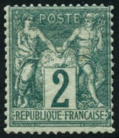 ** N°62 2c Vert - TB - 1876-1878 Sage (Type I)