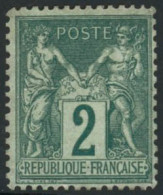 ** N°62 2c Vert - TB - 1876-1878 Sage (Tipo I)